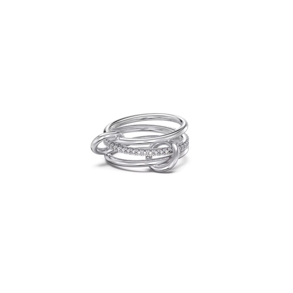 Bague multi-anneaux Silver