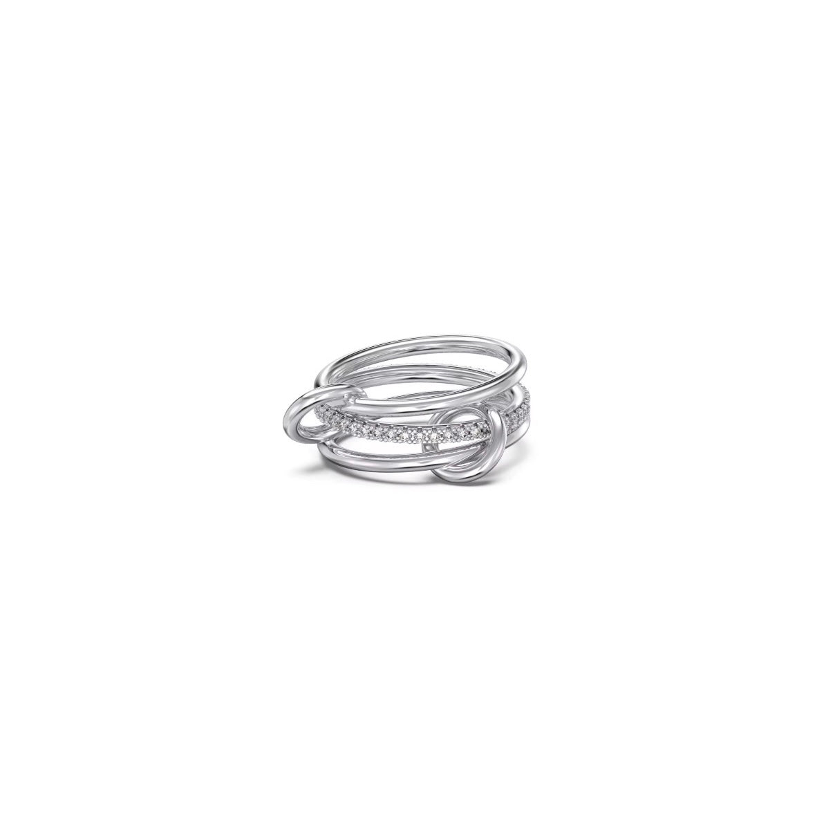 Bague multi-anneaux Silver