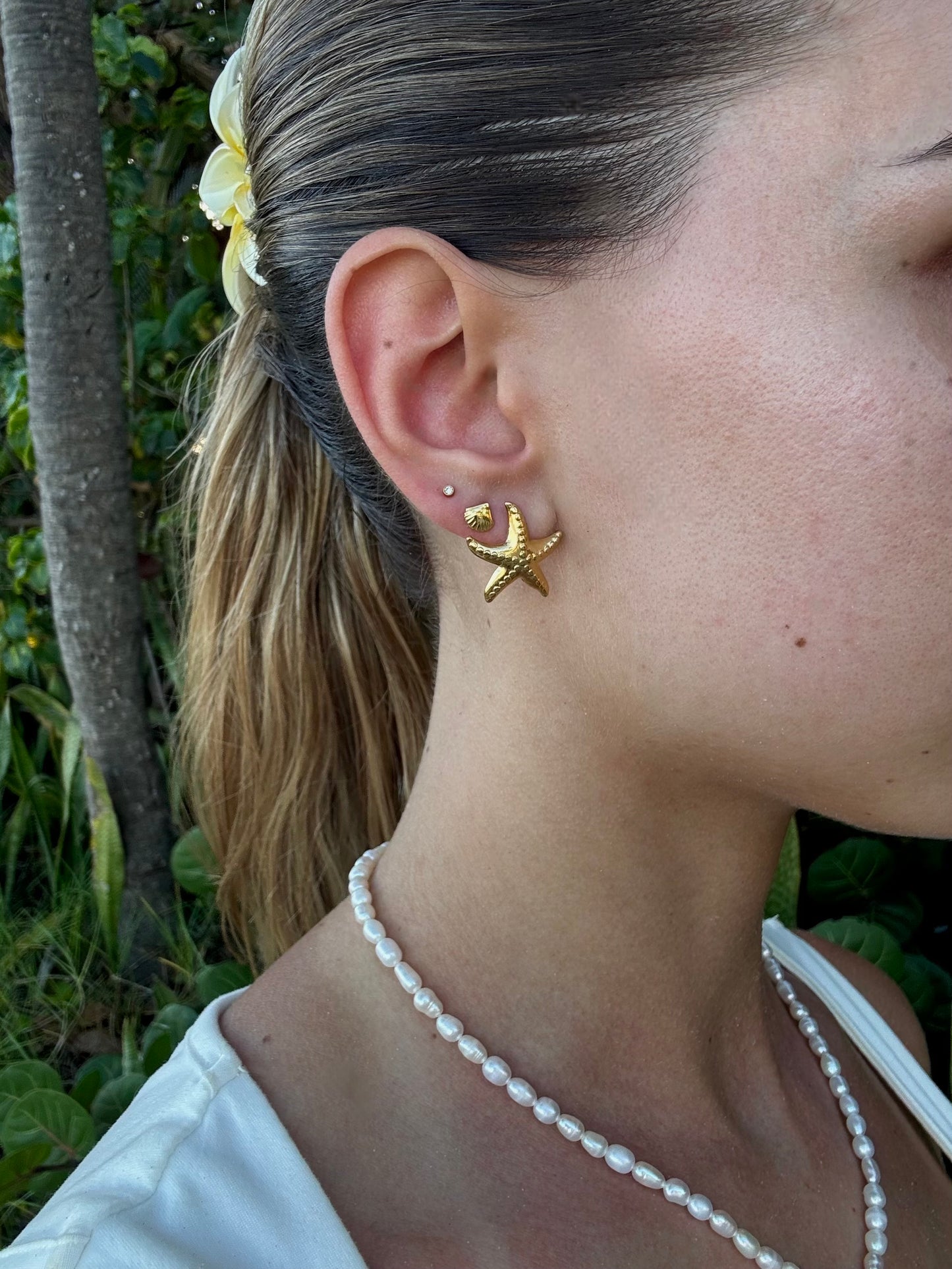 Ensemble de boucles d’oreilles La mer