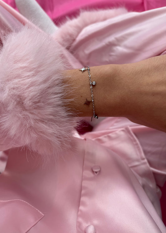 Bracelet Céleste argenté