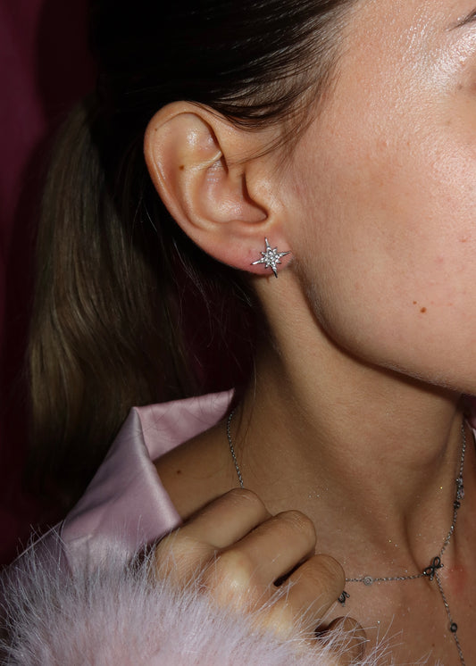 Boucles Réveillon argentés