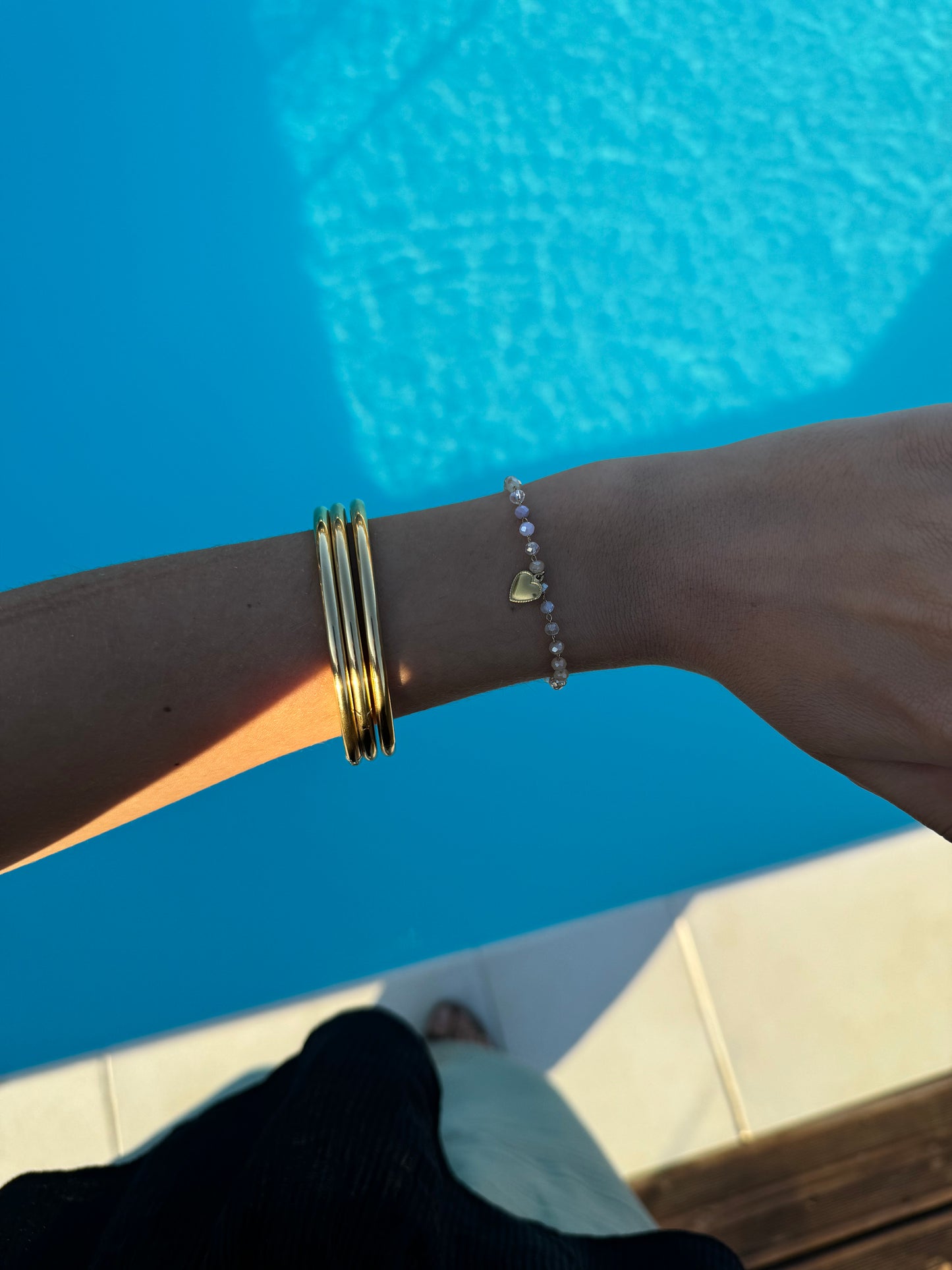 Lila Calypso Armband
