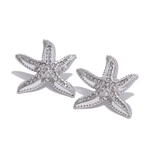 Boucles Capri argentées